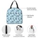 thumbnail image 4 of Easygdp Black White Gray Rabbit Bolsa Térmica Premium - Tela Oxford Impermeable, Gran Capacidad, Bolsillo Frontal, Unisex para Trabajo, Escuela, Actividades al Aire Libre y Picnics, 4 of 8