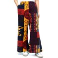 thumbnail image 3 of Women Wide Legs Pants with Pockets Vintage Print Plus Size, 3 of 8