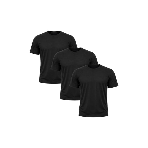 Wrangler Men's Performance Mesh Crew Tee, 3 Pack