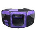 thumbnail image 1 of Iconic Pet 51601 Portable Pet Soft Play Pen, Purple - Small, 1 of 1