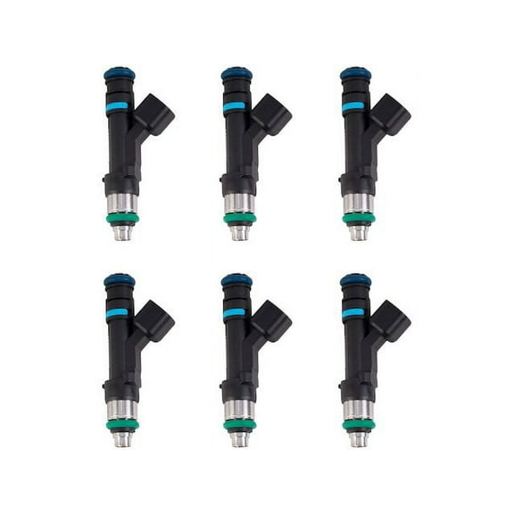 Fuel Injector Set 6 Piece - Compatible with 2004 - 2009 Dodge Durango 3.7L V6 2005 2006 2007 2008