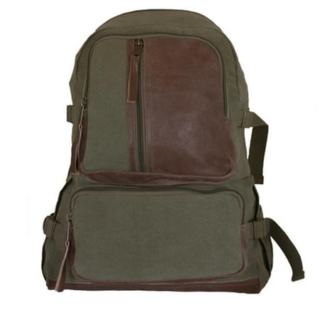 Fox Outdoor 43-660 Retro Vintage Airmans Rucksack - Olive Drab