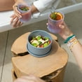 thumbnail image 6 of Silipint: Silicone Lidded Bowls: Set of 3: Aurora - 10, 20 & 30oz - Flexible, Unbreakable, Easy Storage, Non-Slip, 6 of 9