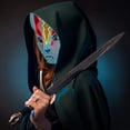 thumbnail image 4 of Máscaras de Halloween - Máscara Fox Drift - Máscara LED - Máscara iluminada para Halloween Cosplay Game Party Props - Máscara para hombre Mujer Niños Niñas Xemadio 221200, 4 of 9