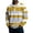 Tops-194Yellow, variant on LEKWK Mens Long Sleeve Shirts Waffle-Knit Color Block Striped Shirts Lapel Collar Casual Shirts Breathable Soft Golf Rugby Daily Wear Tops