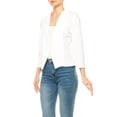 thumbnail image 6 of MOA COLLECTION Women's Open Front 3/4 Sleeve Fashion Jackets, 6 of 6