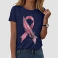 thumbnail image 2 of T-Shirts pour Femmes Été Manches Courtes Hauts Graphiques Décontractés Mode T-Shirts Confortables pour Tous les Jours, 2 of 4