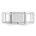 thumbnail image 3 of Primal Gold 10 Karat White Gold 8mm Flat with Step Edge Band Size 11.5, 3 of 6