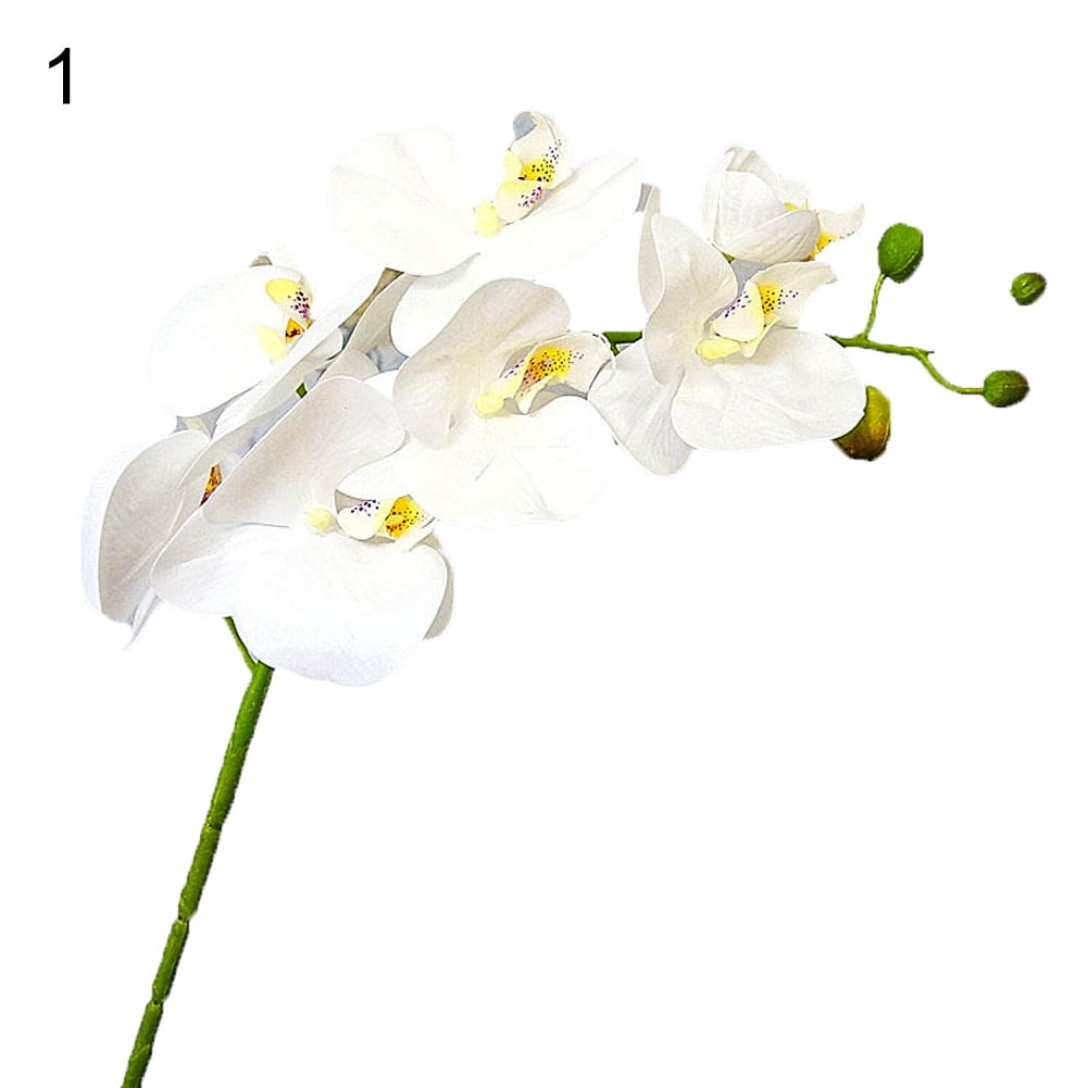 1Pc Simple Artificial Butterfly Orchid Faux Flower DIY Wedding Party Decoration 