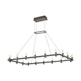 thumbnail image 2 of Rectangular Chandelier 1 Light Eurofase Lighting 37048-013, 2 of 2