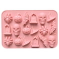 thumbnail image 2 of CPHDW7 18 Pack Candle Molds, Halloween 3D Pumpkin Silicone Mold for Soap Making, Nonstick Flexible Mold for Chocolate Candy Wax Crayons, 2 of 8