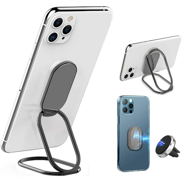 Soporte de anillo para teléfono celular Soporte de dedo Soporte de teléfono giratorio plegable Soporte de anillo trasero de metal Soporte de anillo plegable para soporte magnético para automóvil iPhone y todos los teléfonos inteligentes Zhivalor ZJWJ541-1