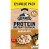 Quaker Instant Oats Hot Cereal Ban Nut Value Pack 25.8Oz