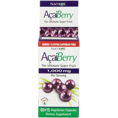 natrol acai berry capsules 75 ct walmart natrol acai berry capsules 75 ct walmart