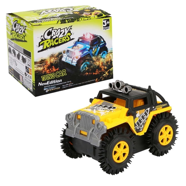 HUASHENG Camion-Benne pour Enfants Simulation Voiture Cascade à 4 Roues Motrices, Cadeaux pour Enfants Voiture Jouet pour Garçons 3 5 6 7 8 12