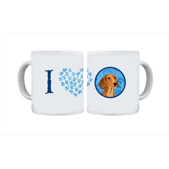 15 oz. Dachshund Dishwasher Safe Microwavable Ceramic Coffee Mug