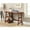 Cherry, variant on Convenience Concepts Designs2Go 29.25" Tall Trestle Desk with Shelves, Black
