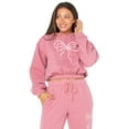 thumbnail image 3 of Celebrity Pink Women's and Women's Plus Fleece Pullover Sweatshirt, Sizes XS-4X, 3 of 6