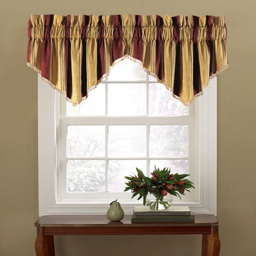 Waverly Capulet Stripe Window Valance