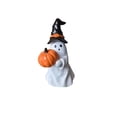 thumbnail image 2 of Resin Ghost Figurine 6.3x3.5 in Halloween Tabletop Decor Cute Pumpkin Ornament Spooky Room Shelf Party Gift, 2 of 6