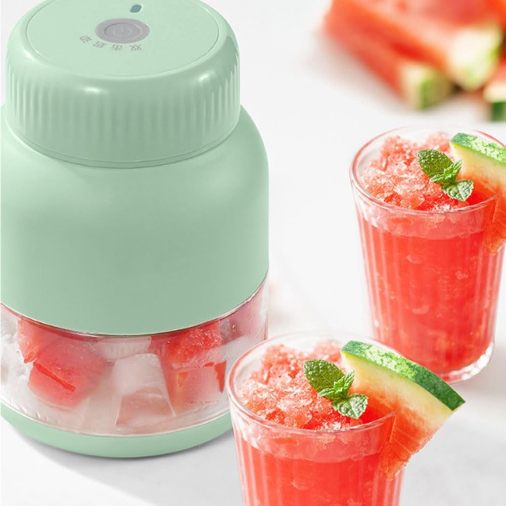BPA-Free Electric Citrus Juicer 17 Oz Portable Blender, Powerful Portable 17oz Fresh Juicer with Straw, Small Fruit Electric Juicers for Smoothies, Shakes, Food Prep & Frozen Blending (1pcs+knife)