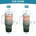 thumbnail image 6 of Yayeee 30oz Stainless Steel Tumbler with Straw and Handle Double-Wall Insulated Travel Water Bottle, Mountains at Dawn, 6 of 8