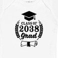 thumbnail image 4 of Inktastic Class of 2038 Grad with Diploma and Graduation Cap Boys or Girls Baby Bodysuit, 4 of 5