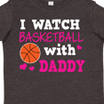 thumbnail image 4 of Inktastic I Watch Basketball with Daddy Boys or Girls Toddler T-Shirt, 4 of 5