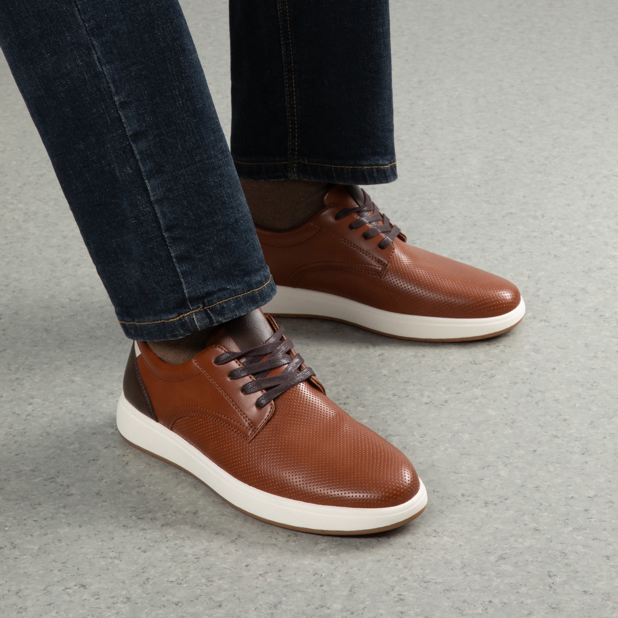 mens casual dress sneakers Men's Casual Dress Shoes Fashion Walking Shoes Flying Knit Mesh Busins   Vilocy