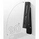 thumbnail image 5 of Rejilla de pared negra para horno microondas CHAO rejilla negra de acero inoxidable apta para todo tipo de microondas 50 kg, 5 of 5