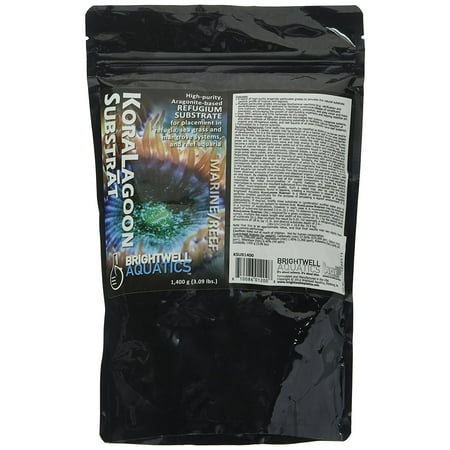 ABAKSUB1400 Kora Lagoon Substrate Filter Media for Aquarium, 3-Pound, Encourages biochemical reactions within the sediment and encourages the growth of reef.., By Brightwell (Best Substrate For Reef Tank)