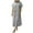 Z2-Grey, variant on Women's Casual Loose Fit Short Sleeve Solid Button Up Shirts Dresses Collared Lapel Maxi Dresses Fashion Clothes (Yellow, XL)