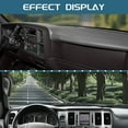 thumbnail image 6 of Kojem Dash Board Cover for 1999-2007 Chevy Tahoe Suburban Silverado Avalanche GMC Yukon Sierra 1500 2500 3500 Cover Cap Overlay Dashboard Dark Grey, 6 of 15
