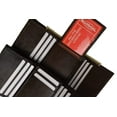 thumbnail image 3 of Lambskin Leather Superb Quality Mens ID Card Credit Card Trifold Wallet 3455, 3 of 25