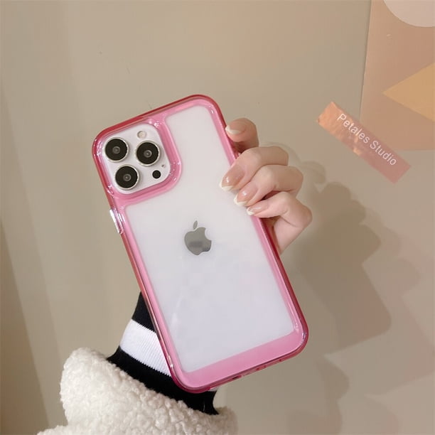 Funda De Vidrio Templado Transparente Para IPhone, Carcasa Rígida De