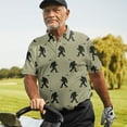 thumbnail image 6 of Polo Bigfoot Hawaiian Shirts For Men Vacation Aloha Mens Polo Shirts Short Sleeve Shirts Mens Polo Summer Beach Shirts Short Sleeve Button Up Shirt 2, 6 of 7