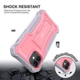 thumbnail image 6 of FITO For iPhone 12 Mini Case, Phone Case with Screen Protector and Kickstand (Pink), 6 of 7