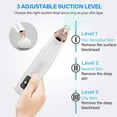 thumbnail image 3 of AMERTEER Blackhead Remover Pore Vacuum - Electric Blackhead Vacuum Cleaner - Blackhead Extractor Removal Suction Beauty Device for Facial Deep Cleansing, 3 of 10