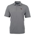thumbnail image 2 of Men's Cutter & Buck  Black South Carolina Gamecocks Vault DryTec Virtue Eco Pique Stripe Recycled Polo, 2 of 3