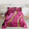 thumbnail image 2 of Homewish Chic Abstarct Ombre Bedding Comforter Set, Pink Fashion Marble Twin Comforter Sets, Teens Kids Adult Men Women Reversible Bedding Set, Microfiber Bedroom Decor, 2-Piece, 2 of 8