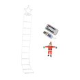 thumbnail image 4 of kusrkot LED Ladder Lights Christmas Decorations Lights for Living Room Balcony Porch Colorful, 4 of 7