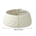 thumbnail image 2 of Christmas Decorations Outdoor Desktop Ornament Christmas Decor Knit Tree Skirt Christmas Tree Skirt Style Base Scene Setting Holiday Decorations Desktop ornamentation, 2 of 6
