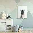 thumbnail image 2 of Stupell Industries Baby Zebra with Pink Bubble Gum Safari Animal Canvas Wall Art, 36 x 48, Design by Leah Straatsma, 2 of 6
