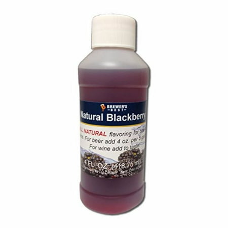 3702 Natural Beer and Wine Fruit Flavoring (Blackberry), 4 fl. oz., Natural blackberry flavoring By Brewer's Best Ship from