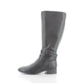 thumbnail image 2 of Naturalizer Women's Reid Wide Shaft Knee-High Boots, Black Leather, Size US 11 Medium, 2 of 8