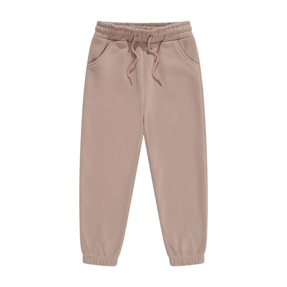 Yusim Boys Sweatpants with Pockets- Stretch Fall Winter Elastic Waist Drawstring Casual Kids Jogger Pants Khaki Size 4-12