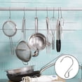 thumbnail image 4 of RENACLIPY 72Ud Gancho En S De Metal Plateado Para Cocina Gancho Colgante Organizador Resistente, 4 of 7