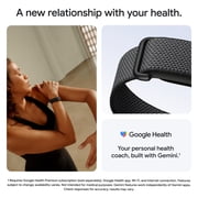 Google Fitbit Air - Screenless Fitness and Health Tracker - Personalized AI-Powered Coaching - Fog - One Size