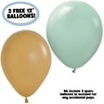 thumbnail image 4 of 19pc Star Wars Balloons The Child Baby Yoda Balloon Party Kit with 40" Sand Colored Number 7 Balloon - Birthday Party Decoration Supplies, 4 of 11