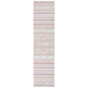 SAFAVIEH Cabana Glenn Geometric Indoor/Outdoor Area Rug, Ivory/Beige/Gold, 9' x 12'
